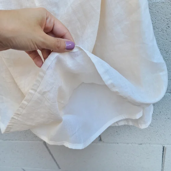 Faithfull the Brand | Zumi Cutout Mini Dress in Plain Shell Size 10 - Picture 7 of 12